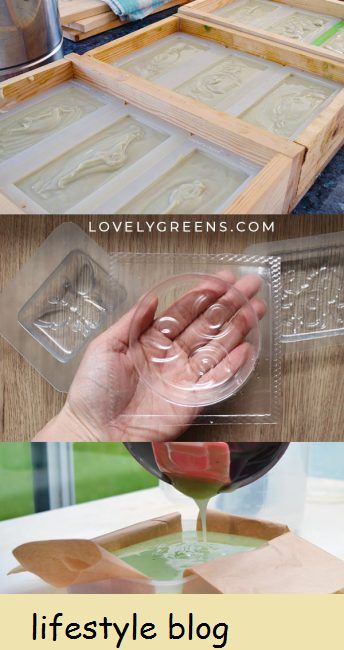 Guia para moldes de sabão, incluindo materiais que você deve evitar e idéias para moldes de sabão de madeira, silicone, reciclados e personalizados #lovelygreens #soapmaking