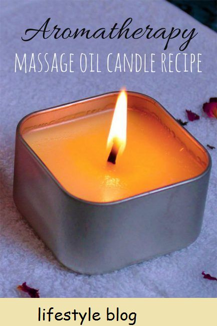 Cómo hacer velas de aceite de masaje