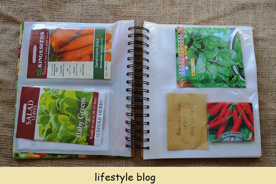 Crie um livro de sementes como um presente de jardim feito à mão
