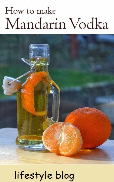 Como fazer vodka com infusão de mandarim